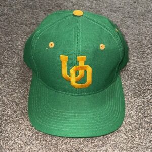 Vintage The Game Hat Cap Snap Back Oregon Ducks UO Mens One Size Green 90s